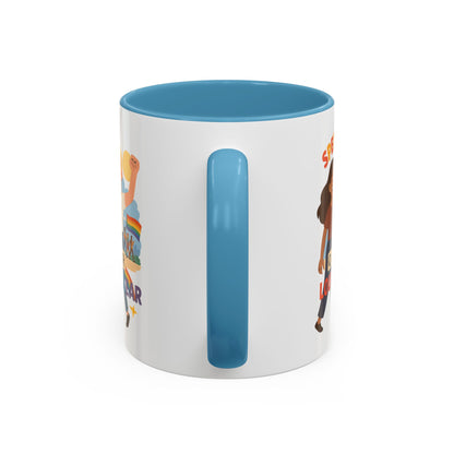 LGBTQ+ Pride Accent Coffee Mug - 'Spell It Queer Loud and Clear' - 11oz & 15oz
