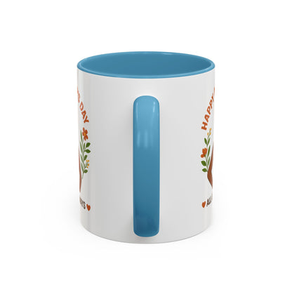 Happy Mother's Day Coffee Mug - Every Queen Deserves Her Day - Afro