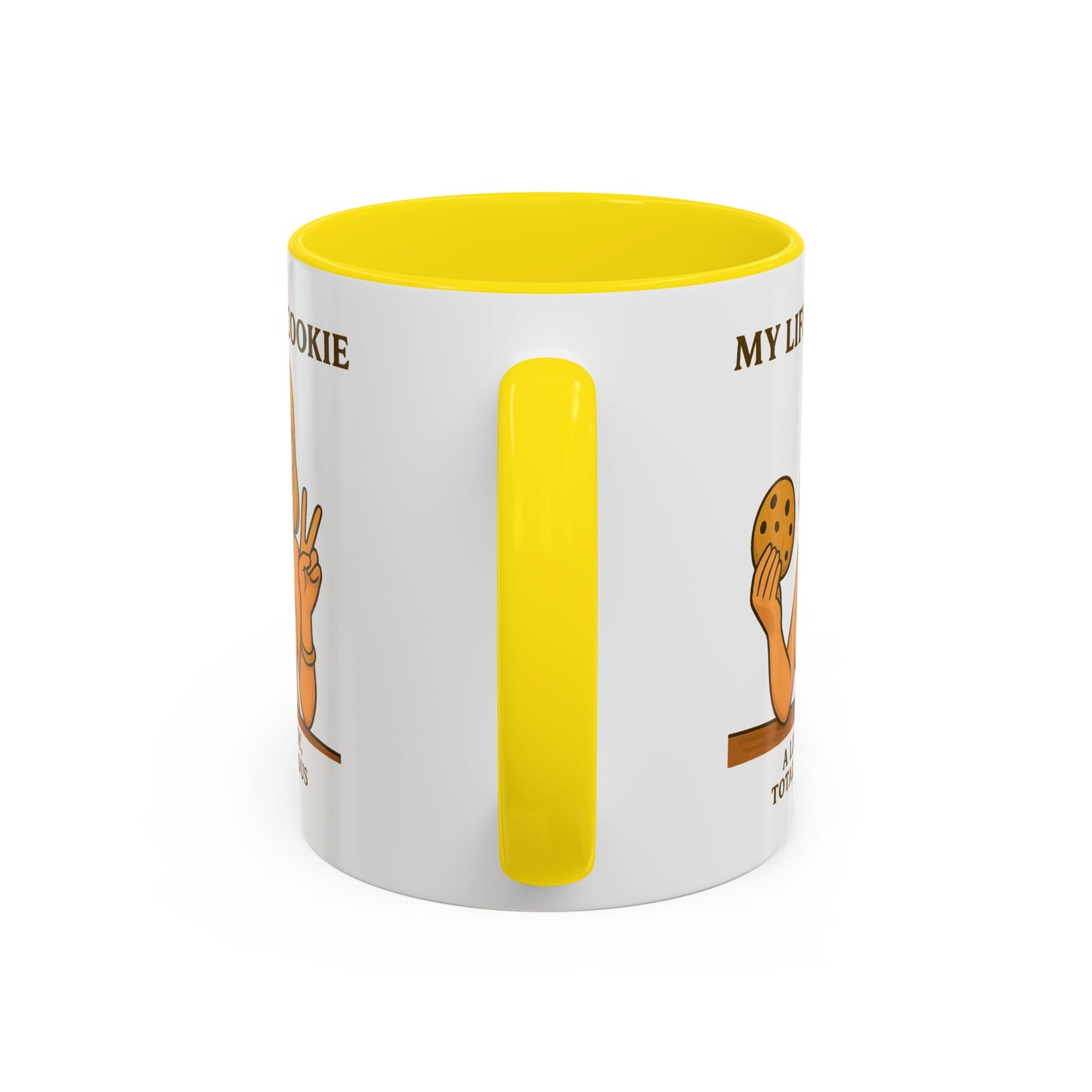 Funny Life is a Cookie Coffee Mug - Perfect for Treat Lovers