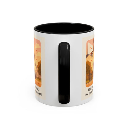 Dynamic Basketball Coffee Mug - Motivational Sports