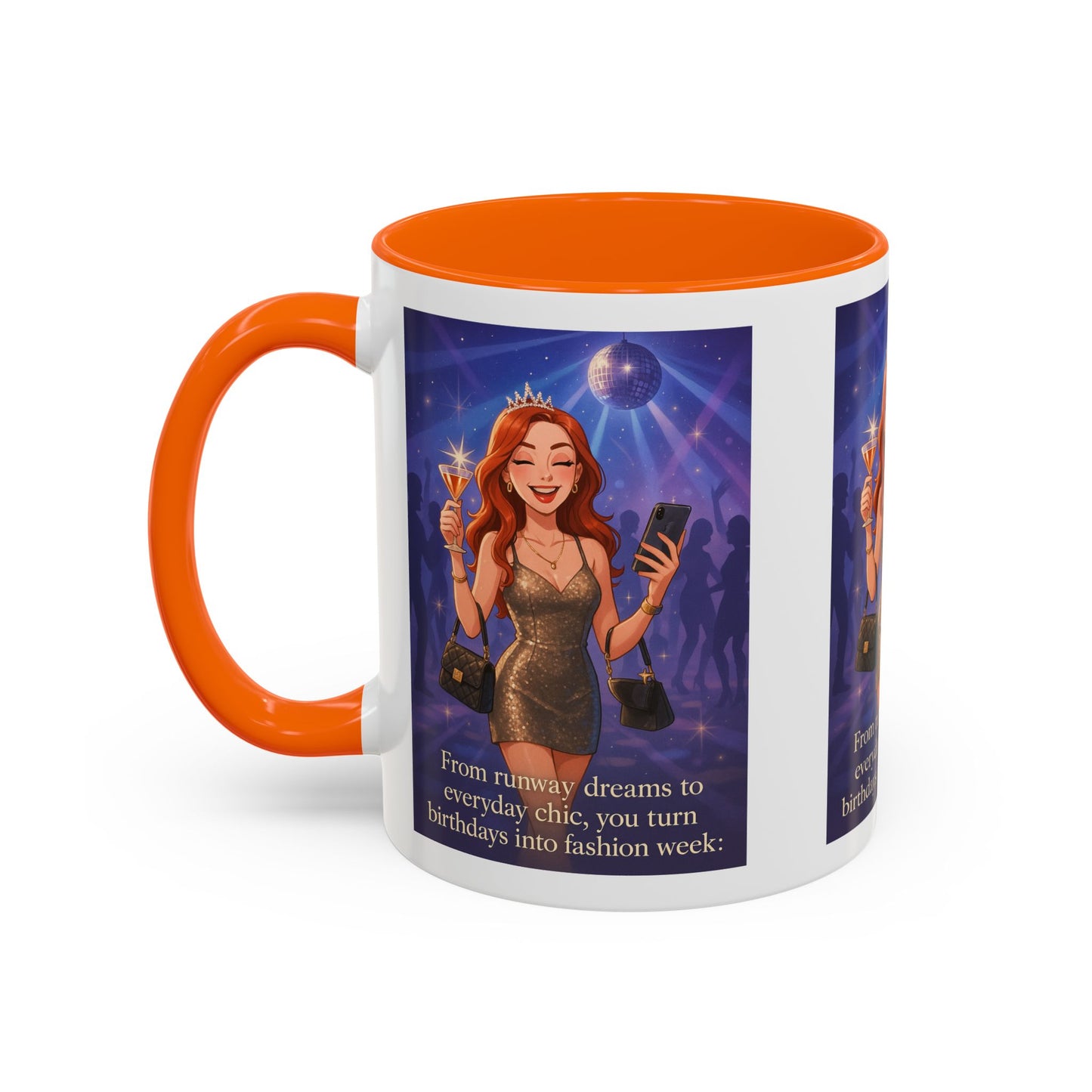 Chic Birthday Celebration Coffee Mug - Turn Birthdays into Fashion Week!