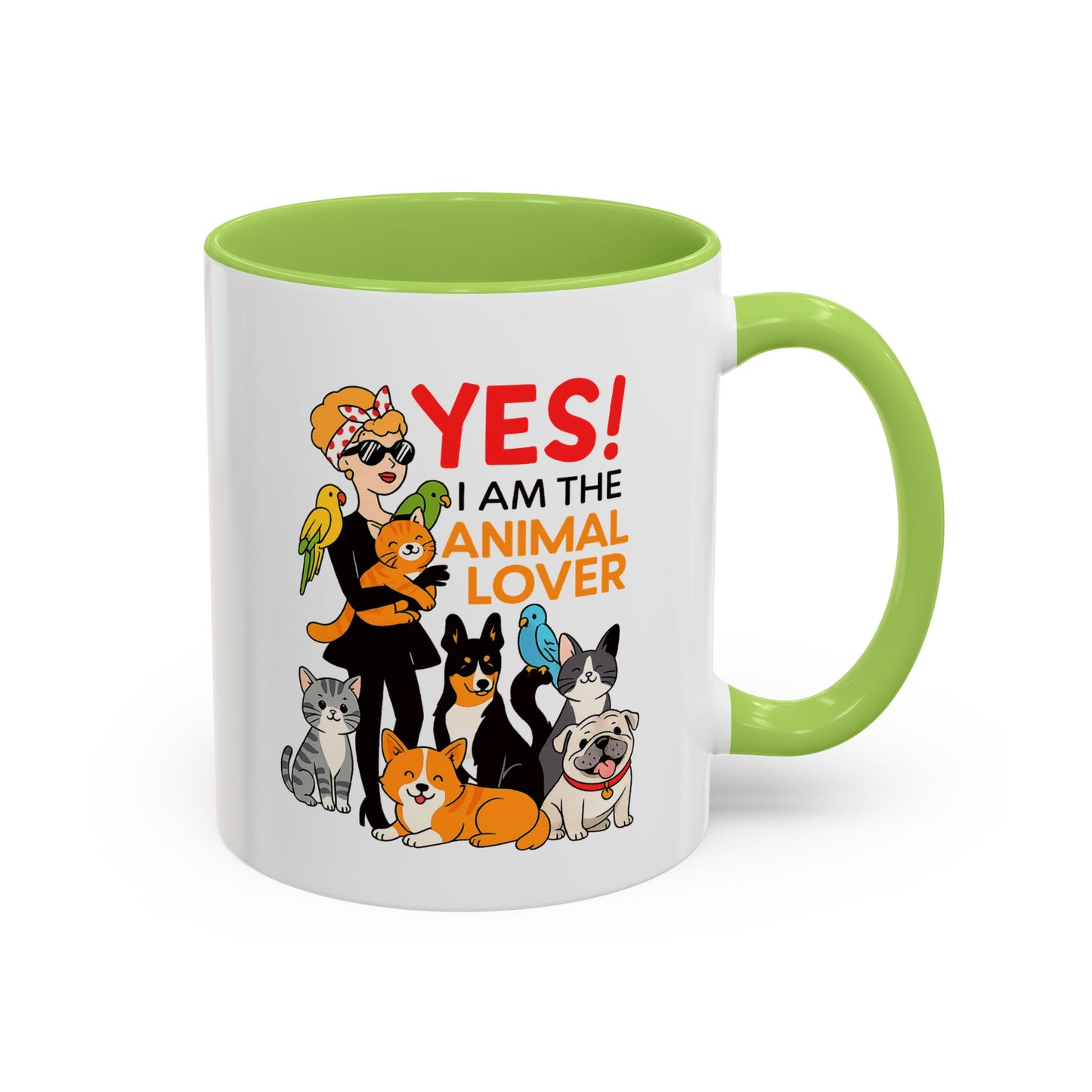Animal Lover Coffee Mug - Perfect Gift for Pet Owners, Animal Enthusiasts, Dog Lovers, Cat Lovers