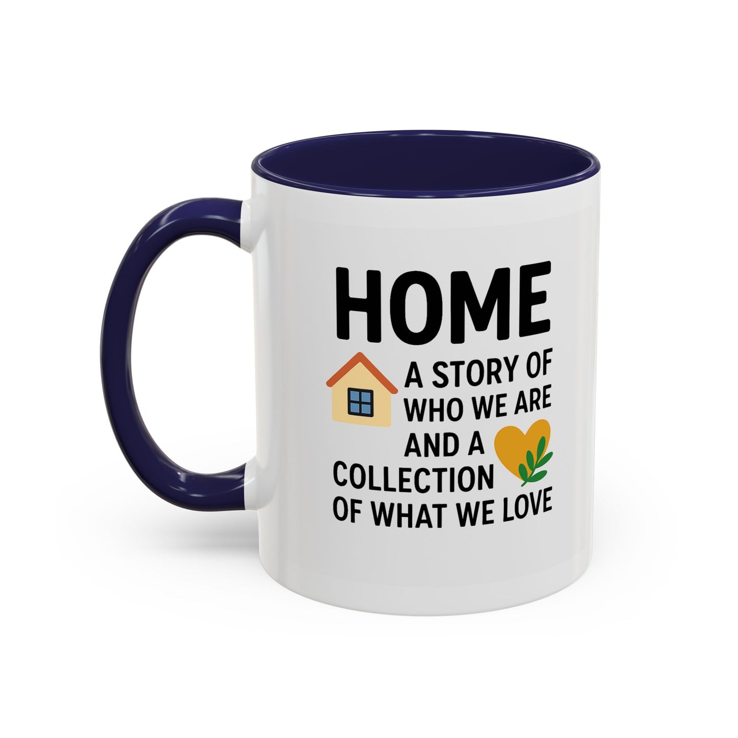 Home Story Accent Coffee Mug | 11 oz & 15 oz | Perfect Gift for New Homeowners