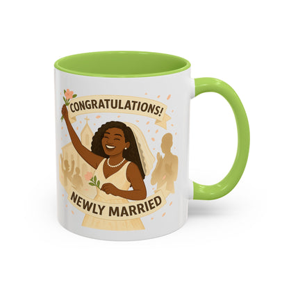 Newly Married Congratulations Coffee Mug - Celebrate Love & New Beginnings