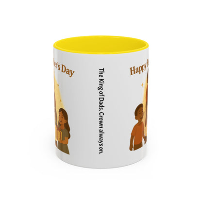 Happy Father's Day Coffee Mug - Celebrate Dad with Joyful Family Design