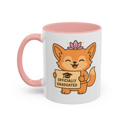 Graduation Celebration Coffee Mug - Officially Graduated Design