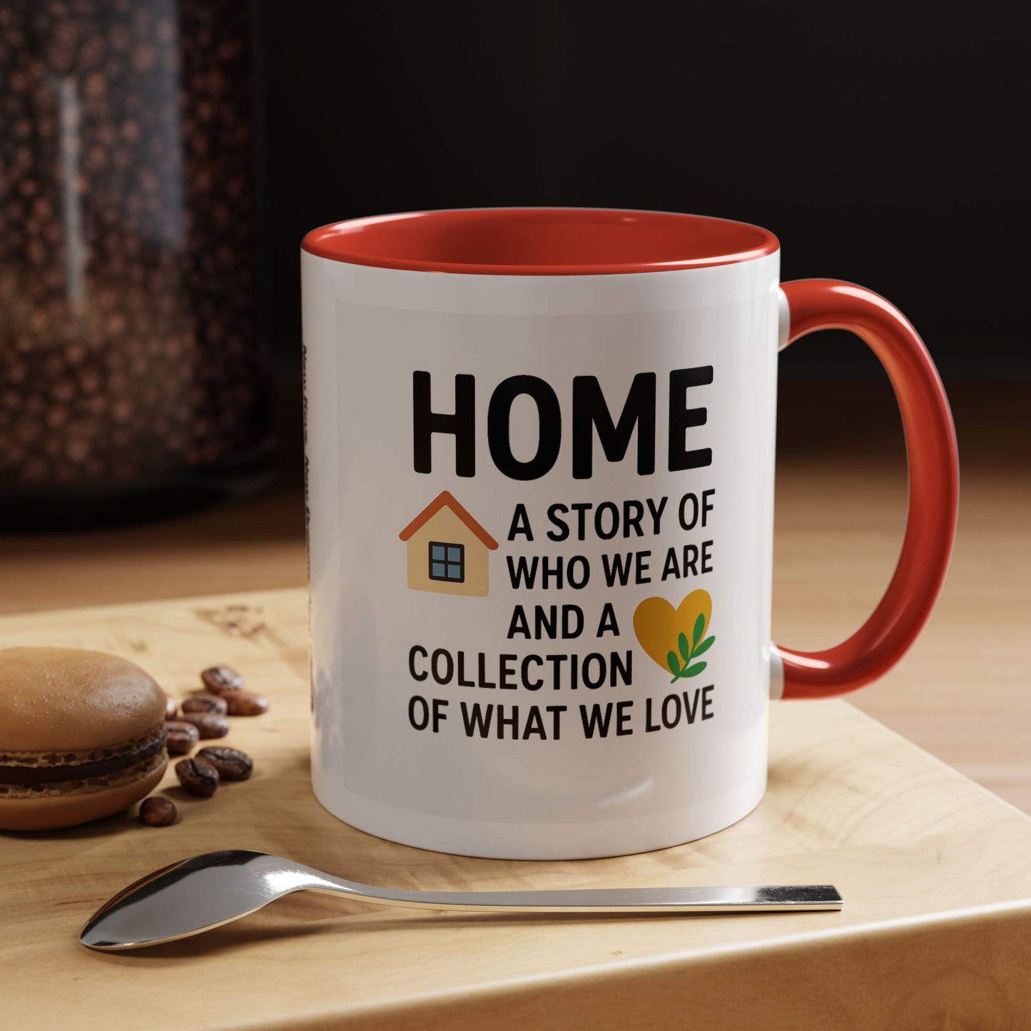 Home Story Accent Coffee Mug | 11 oz & 15 oz | Perfect Gift for New Homeowners