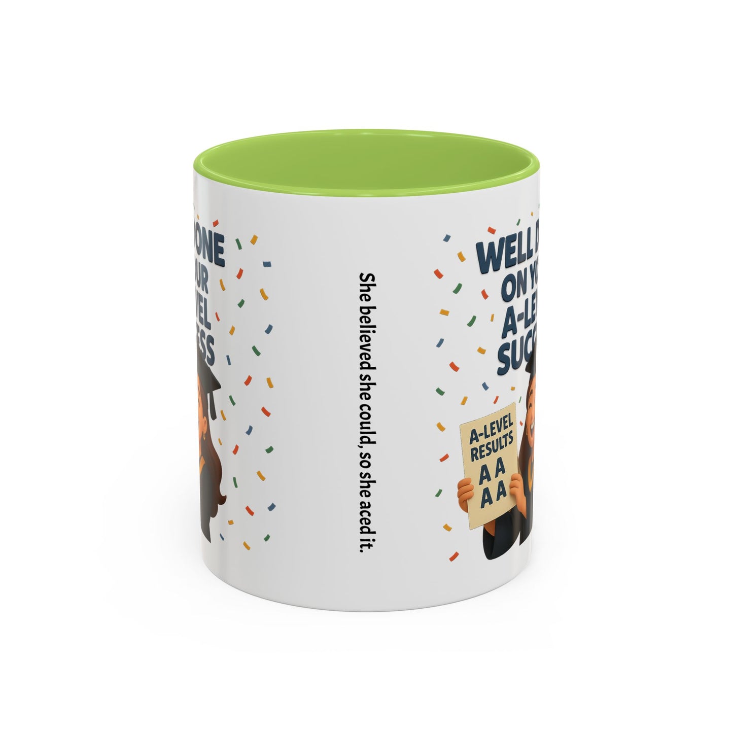 Celebratory Accent Coffee Mug - You Did It! Graduation Cheers