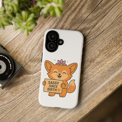 Cute Sassy Phone Case - Adorable Animal Design, Unique Gift for Pet Lovers, Fun Birthday Present, Stylish Phone Accessory, Playful