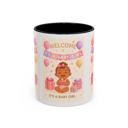 Welcome Baby Girl Coffee Mug – Celebrate with Style