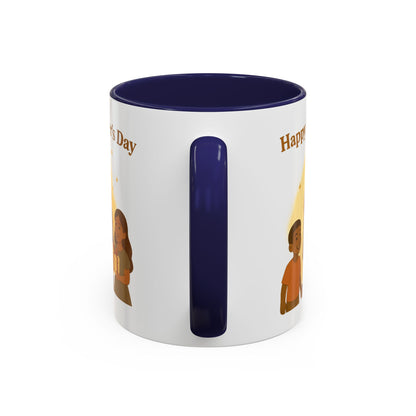 Happy Father's Day Coffee Mug - Celebrate Dad with Joyful Family Design