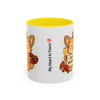 Valentine Coffee Mug  "Be My Valentine" Gift