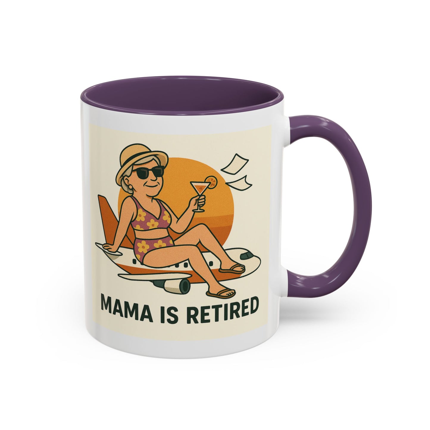 Retirement Celebration Coffee Mug - Mama is Retired