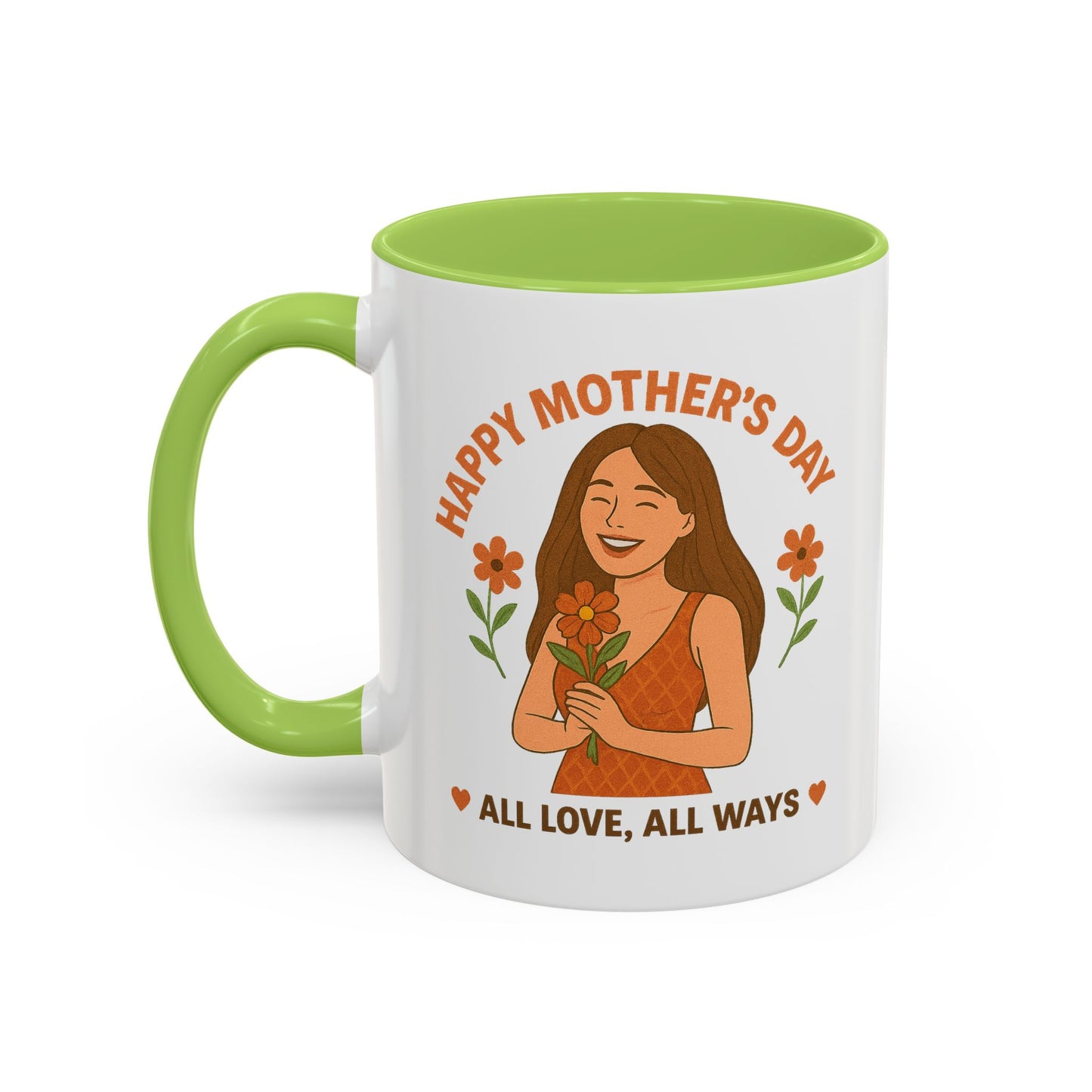 Mother's Day Accent Coffee Mug - All Love, All Ways - Perfect Gift for Moms