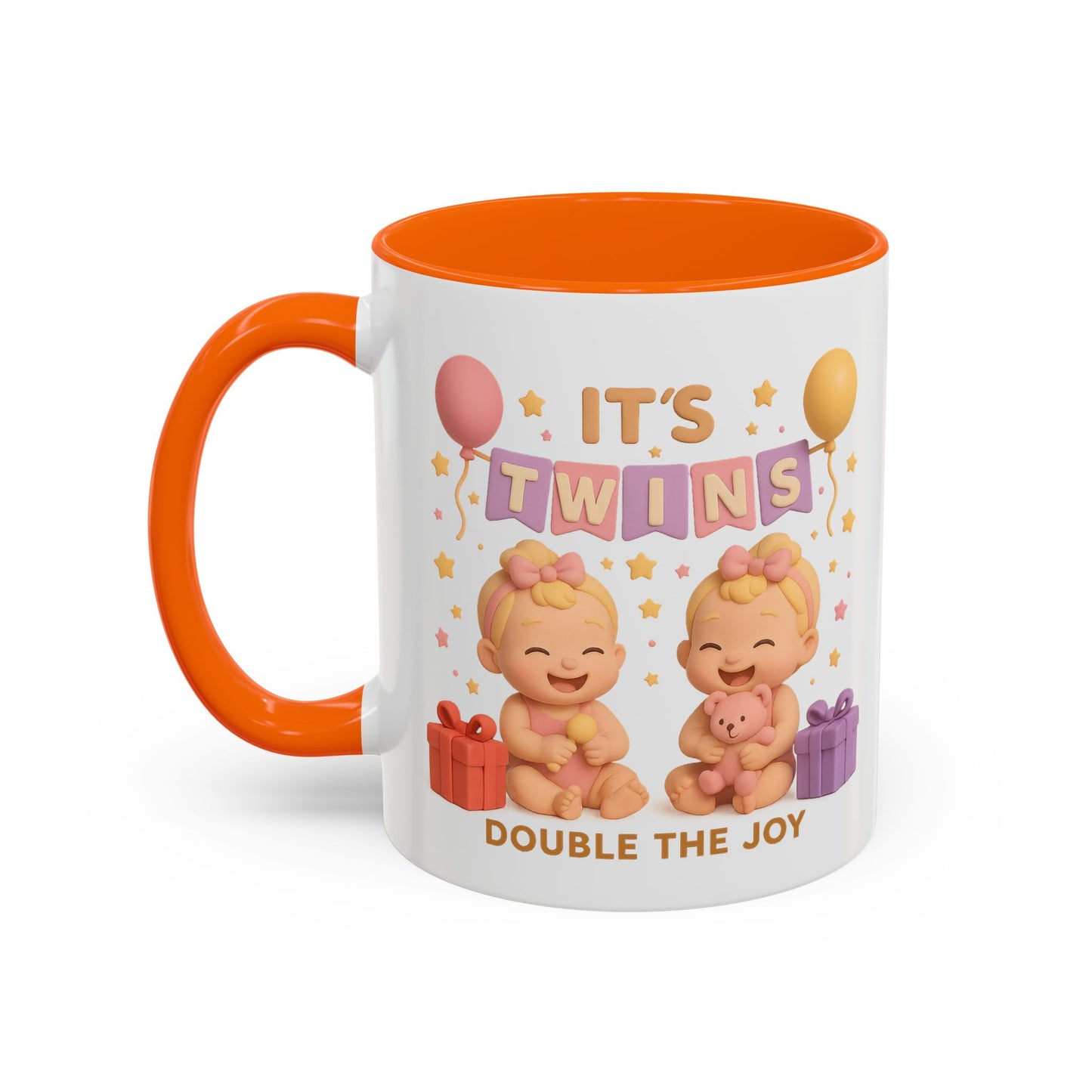 Twins girls - Celebration Coffee Mug - Double the Joy