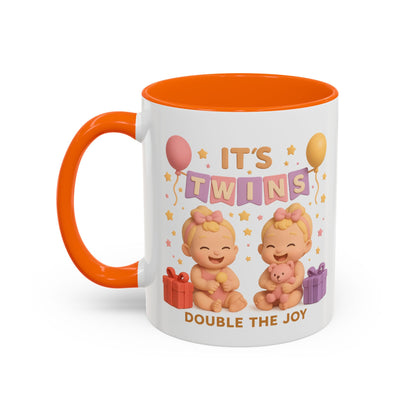 Twins girls - Celebration Coffee Mug - Double the Joy