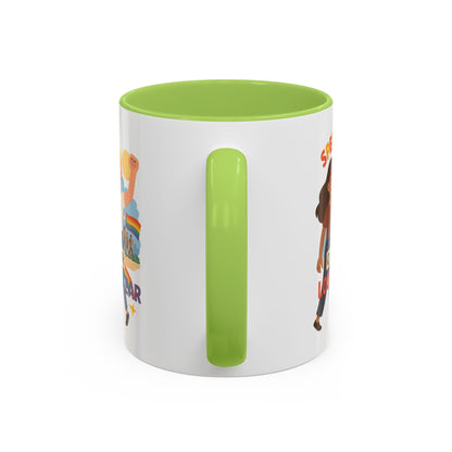 LGBTQ+ Pride Accent Coffee Mug - 'Spell It Queer Loud and Clear' - 11oz & 15oz