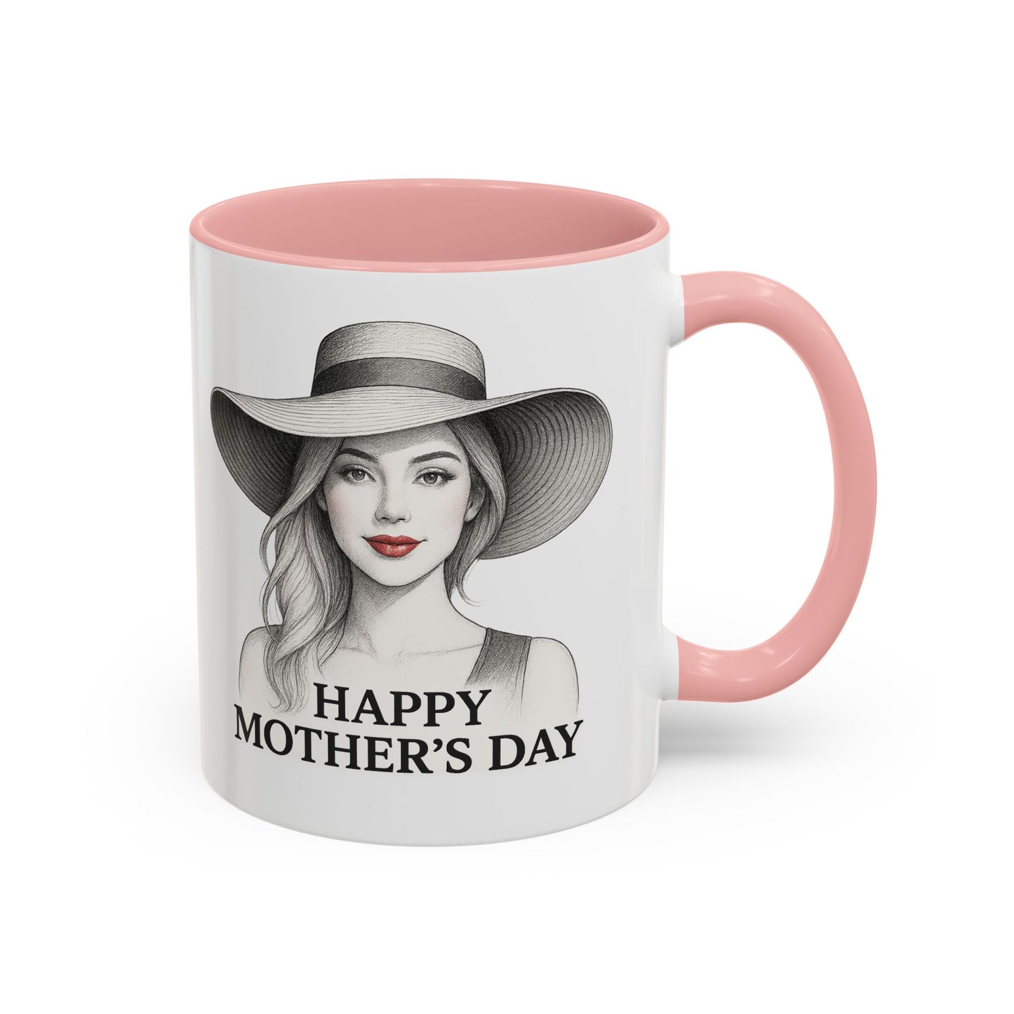 Happy Mother's Day Accent Coffee Mug - Stylish Gift for Moms
