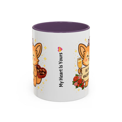 Valentine Coffee Mug  "Be My Valentine" Gift