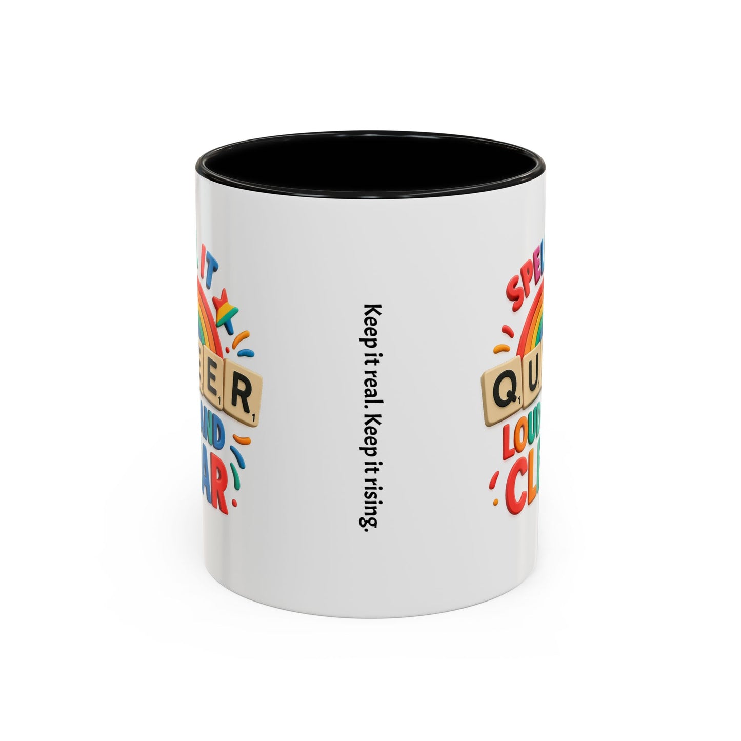 Pride Coffee Mug - Spell It Queer Loud and Clear