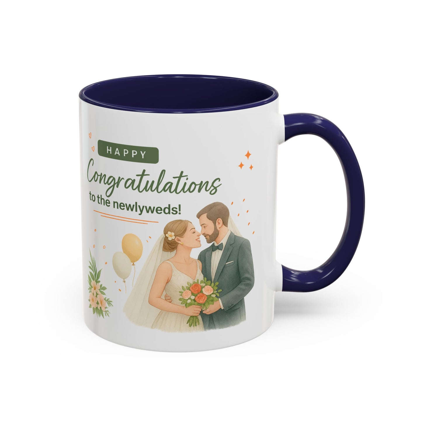 Personalized Wedding Congratulations Mug, Newlywed Gift, Custom Couples Cup, Bridal Shower Favor, Unique Wedding Keepsake