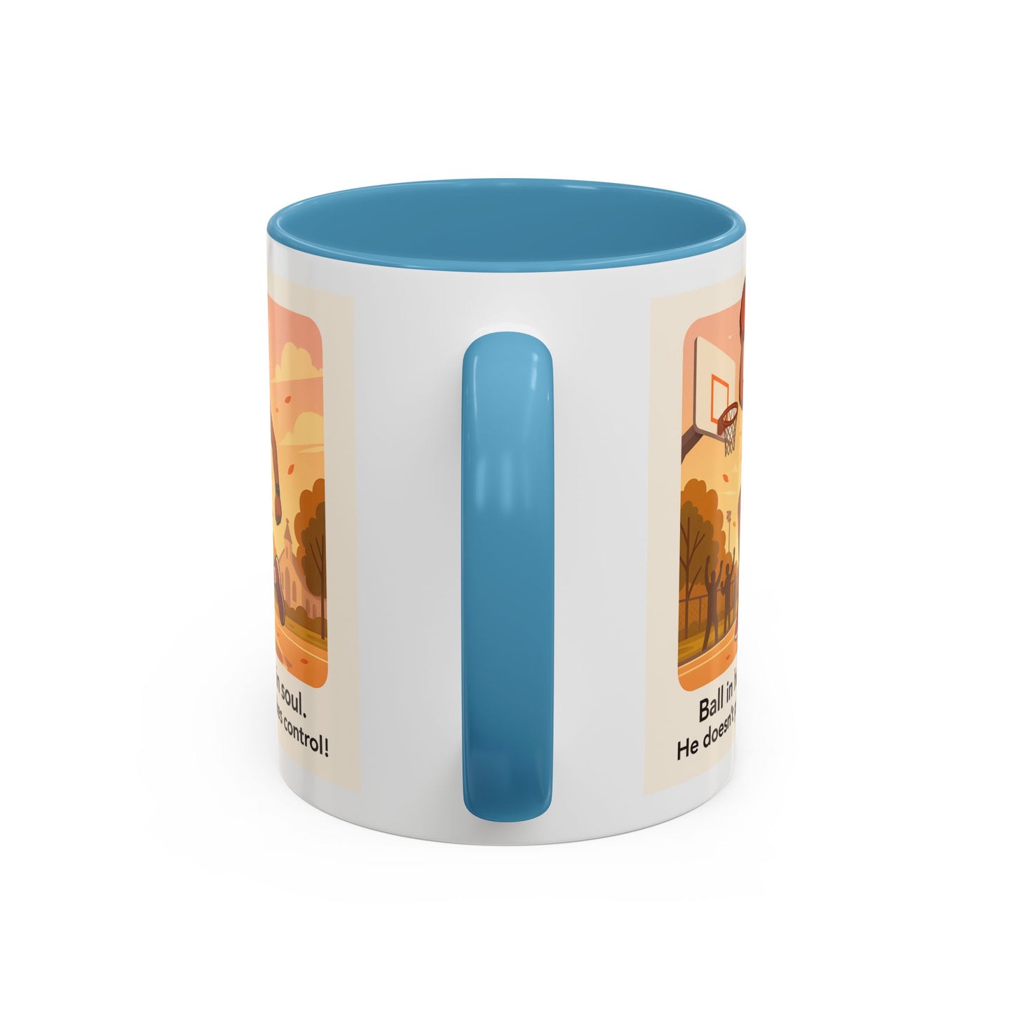 Dynamic Basketball Coffee Mug - Motivational Sports