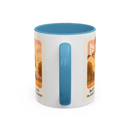 Dynamic Basketball Coffee Mug - Motivational Sports