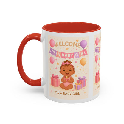 Welcome Baby Girl Coffee Mug – Celebrate with Style