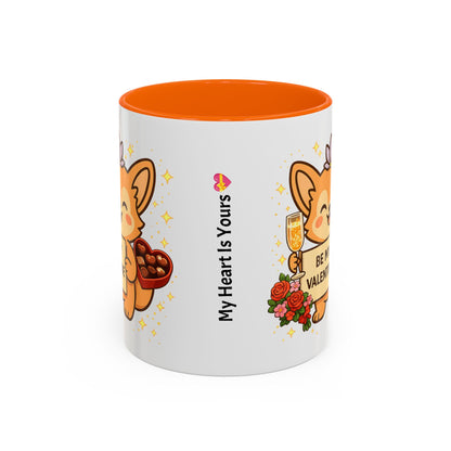 Valentine Coffee Mug  "Be My Valentine" Gift