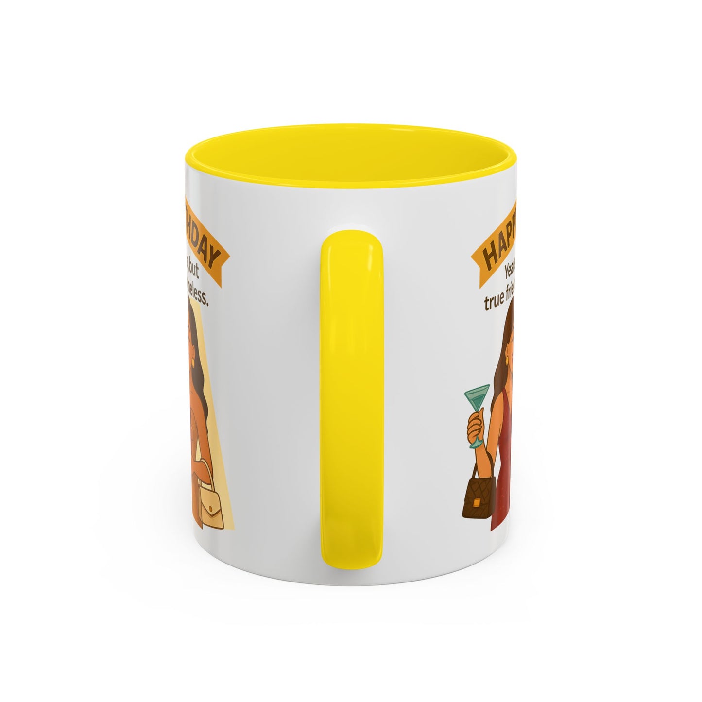Timeless Birthday Accent Coffee Mug - Perfect Gift for Celebrations
