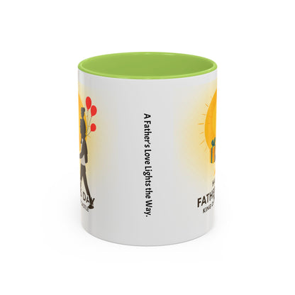 Father's Day Accent Coffee Mug - King of the Castle Design