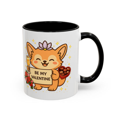 Valentine Coffee Mug  "Be My Valentine" Gift