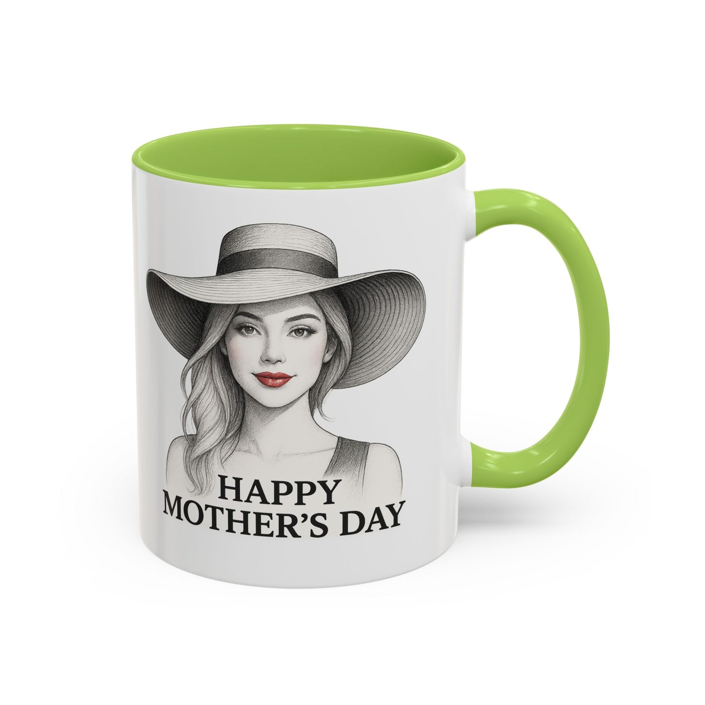 Happy Mother's Day Accent Coffee Mug - Stylish Gift for Moms
