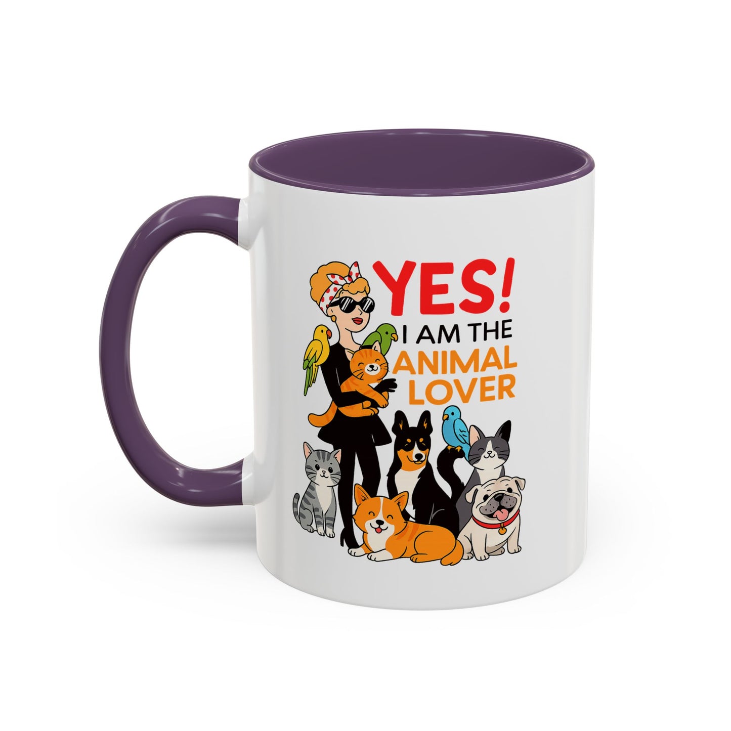 Animal Lover Coffee Mug - Perfect Gift for Pet Owners, Animal Enthusiasts, Dog Lovers, Cat Lovers