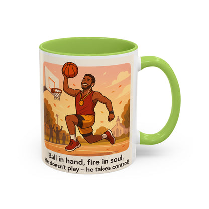 Basketball Motivational Coffee Mug for sport lovers - 11oz & 15oz with Inspirational Quote