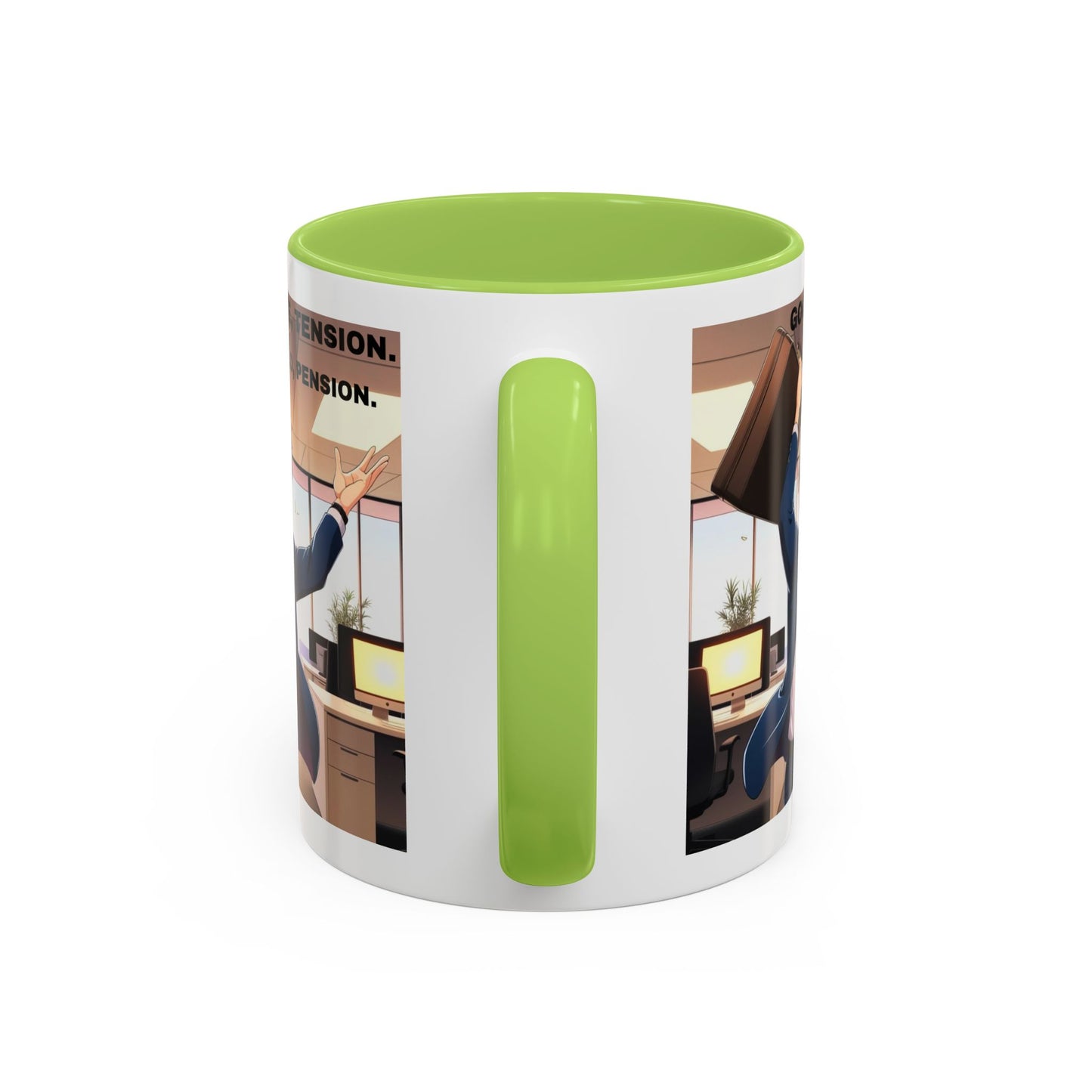 Retirement Celebration Coffee Mug - Goodbye Tension, Hello Pension!