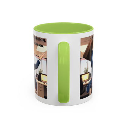 Retirement Celebration Coffee Mug - Goodbye Tension, Hello Pension!