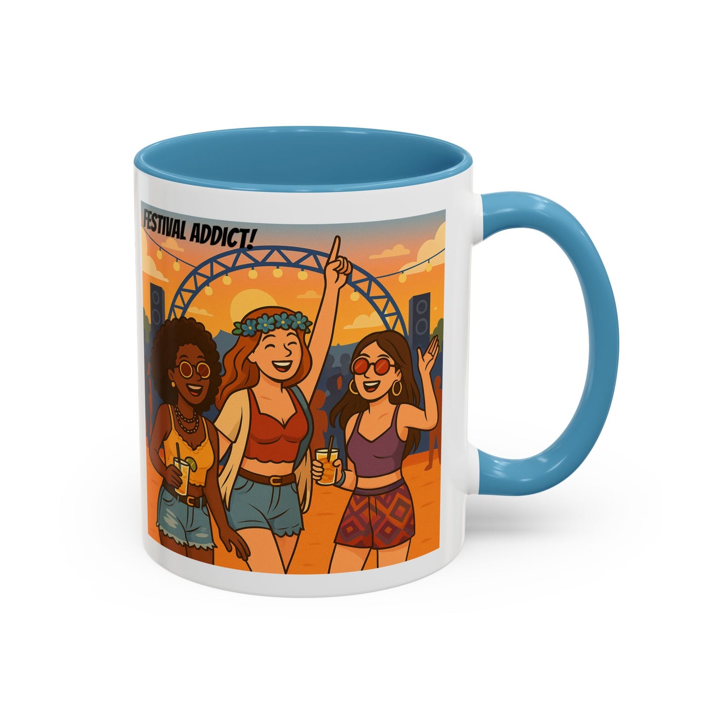 Festival Addict Coffee Mug - Celebrate the Beat in Style!
