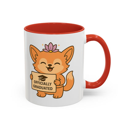Graduation Celebration Coffee Mug - Officially Graduated Design