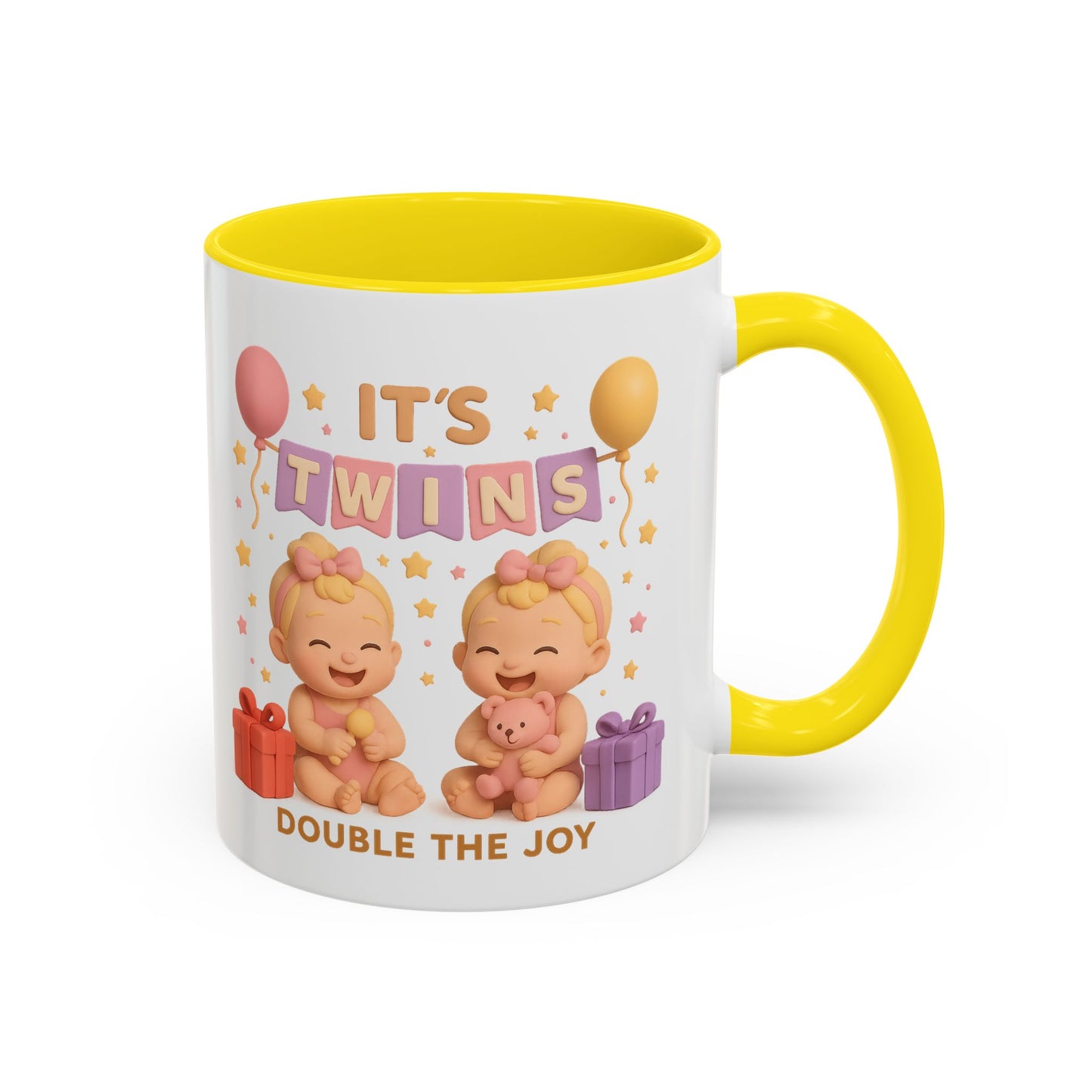 Twins girls - Celebration Coffee Mug - Double the Joy