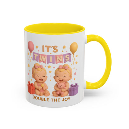 Twins girls - Celebration Coffee Mug - Double the Joy