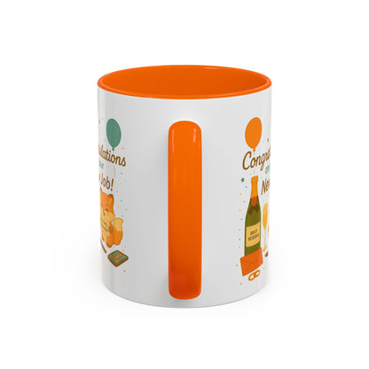Congratulations New Job, Office Gift, Funny Coffee Cup