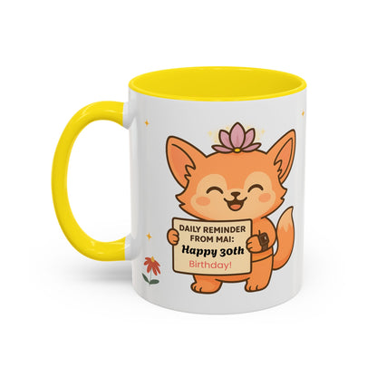 30th Birthday Coffee Mug - Gift for Milestones, Birthday Celebration
