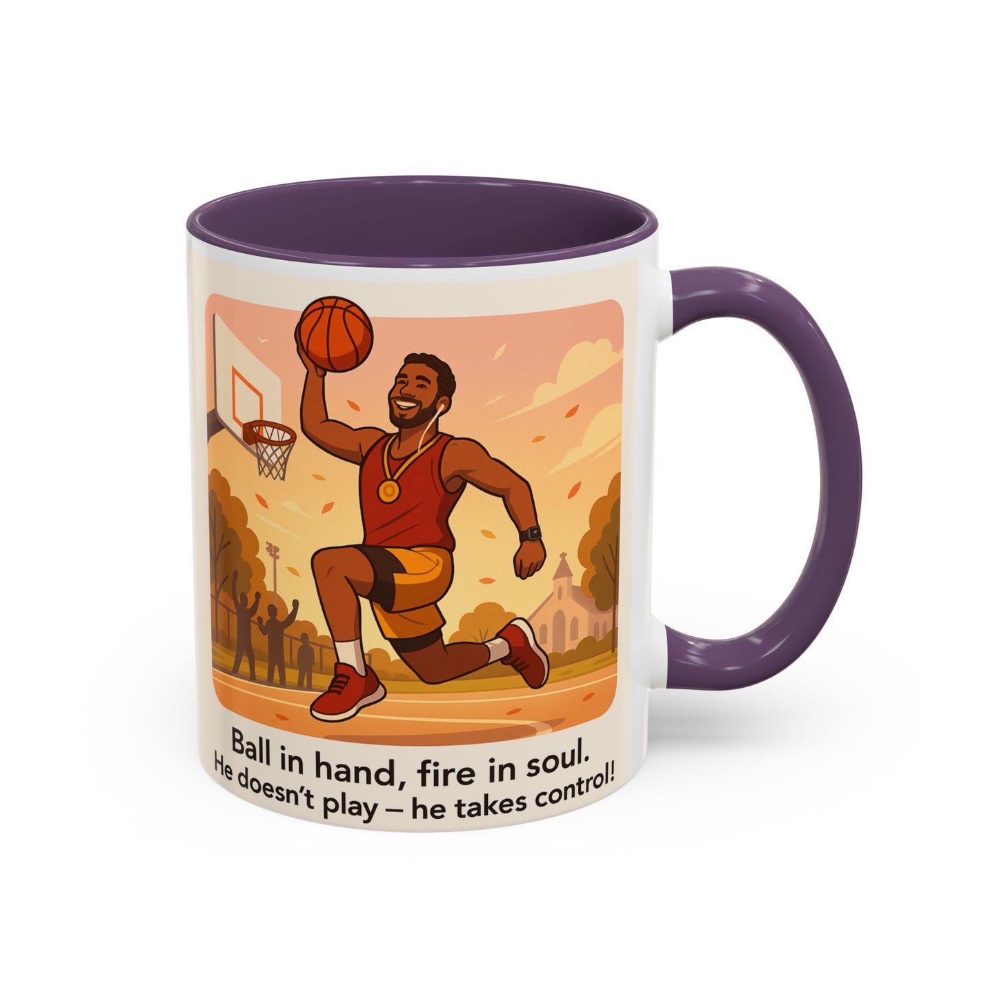 Basketball Motivational Coffee Mug for sport lovers - 11oz & 15oz with Inspirational Quote
