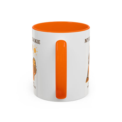 My Life Is a Cookie Accent Coffee Mug - 11oz & 15oz - Fun Gift for Cookie Lovers