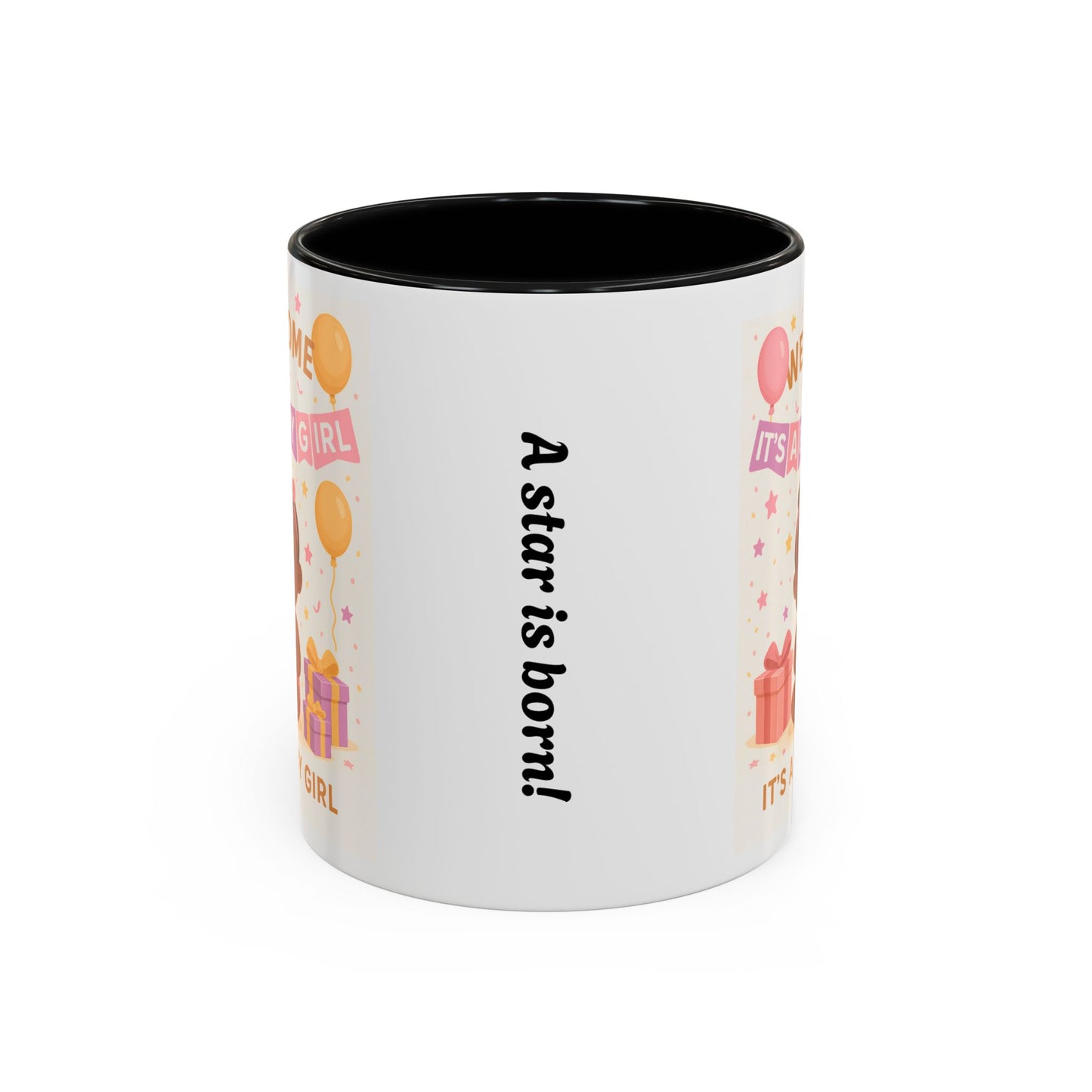 Welcome Baby Girl Coffee Mug | Cute Drinkware, Celebration Mug