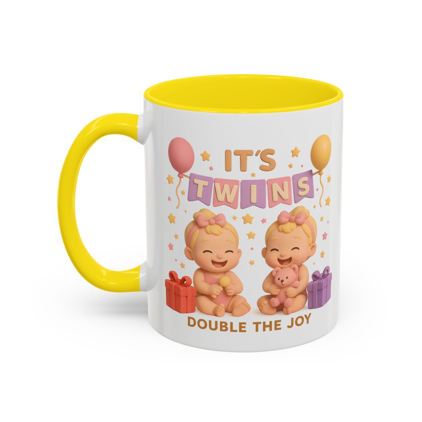 Twins girls - Celebration Coffee Mug - Double the Joy