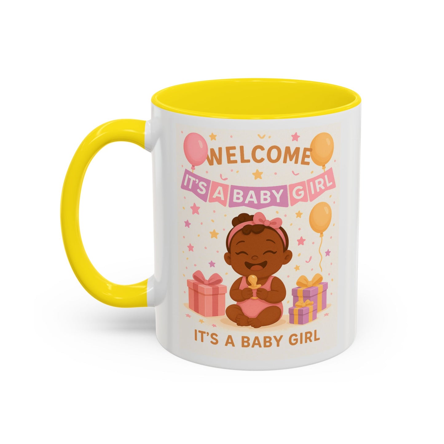 Welcome Baby Girl Coffee Mug | Cute Drinkware, Celebration Mug