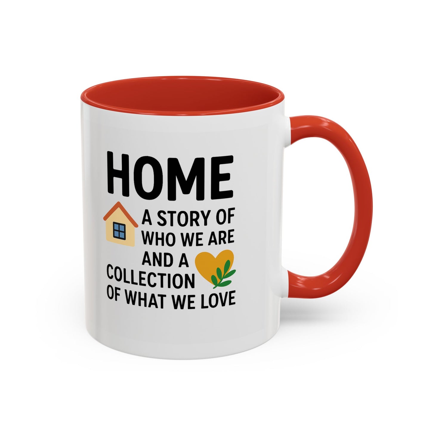 Home Story Accent Coffee Mug | 11 oz & 15 oz | Perfect Gift for New Homeowners