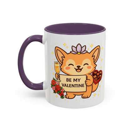 Valentine Coffee Mug  "Be My Valentine" Gift